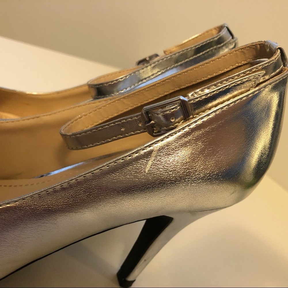 Cinderella Rhinestone Bow Ankle Strap  Pumps - Picture 11 of 16